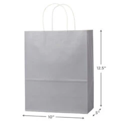 Hallmark 12.5" 12-Pack Assorted Kraft Paper Gift Bags -Hallmark Sales Store 12.5 Prints and Solids 12Pack Assorted Gift Bags 5EGB6049 03