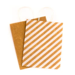 Hallmark 12.5" 12-Pack Assorted Kraft Paper Gift Bags -Hallmark Sales Store 12.5 Prints and Solids 12Pack Assorted Gift Bags 5EGB6049 04