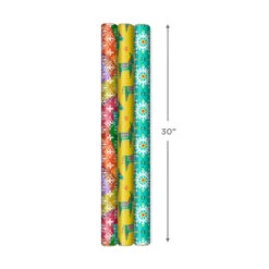 Hallmark Festive And Fun 3-Pack Multicolored Wrapping Paper, 120 Sq. Ft. 8 Hallmark Festive And Fun 3-Pack Multicolored Wrapping Paper, 120 Sq. Ft. -Hallmark Sales Store 3Pack Festive and Fun Holiday Wrapping Paper 5JXW1082 03