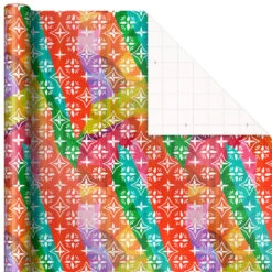 Hallmark Festive And Fun 3-Pack Multicolored Wrapping Paper, 120 Sq. Ft. 9 Hallmark Festive And Fun 3-Pack Multicolored Wrapping Paper, 120 Sq. Ft. -Hallmark Sales Store 3Pack Festive and Fun Holiday Wrapping Paper 5JXW1082 04