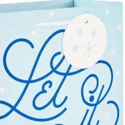 Hallmark Let It Snow 8-Pack Holiday Gift Bags, Assorted Sizes And Designs -Hallmark Sales Store 8 Pack Assorted Holiday Gift Bags XGB1403 05