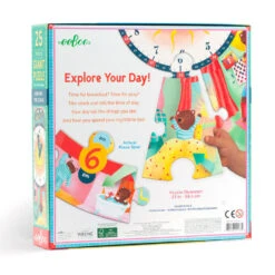 Eeboo Around The Clock 25-Piece Giant Jigsaw Puzzle For Kids -Hallmark Sales Store Around the Clock 25Piece Giant Jigsaw Puzzle PZCLK 03