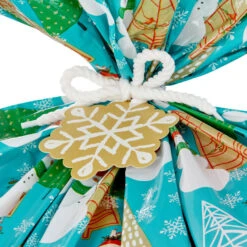 Hallmark Snowmen On Blue And Snowflakes On Red 2-Pack Giant Plastic Christmas Gift Bags -Hallmark Sales Store Assorted Giant Plastic Christmas Gift Bags 5XGB1452 04