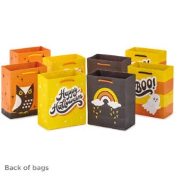Hallmark 6.5" Assorted 8-Pack Happy Halloween Small Gift Bags -Hallmark Sales Store Assorted Happy Halloween Small Gift Bags 5HGB1879 07