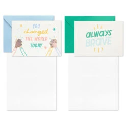 Hallmark Little World Changers™ Assorted Blank Note Cards In Caddy, Pack Of 24 9 Hallmark Little World Changers™ Assorted Blank Note Cards In Caddy, Pack Of 24 -Hallmark Sales Store Assorted Kids Blank Note Cards in Caddy 3SOM1188 03