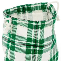 Hallmark 10" Assorted Plaid 3-Pack Fabric Gift Bags -Hallmark Sales Store Assorted Plaid Fabric Christmas Gift Bags 5XGB1453 05