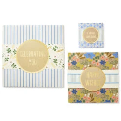 Hallmark 4", 8" And 10" Floral 3-Pack Gift Boxes With Bands -Hallmark Sales Store Assorted Sizes Floral Gift Boxes With Bands 5EBC1230 06