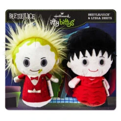 Hallmark Itty Bittys® Beetlejuice™ And Lydia Deetz Plush, Set Of 2 -Hallmark Sales Store Beetlejuice and Lydia Deetz Plush itty bittys 1KDD2094 03