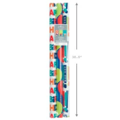 Hallmark Birthday Celebration 3-Pack Reversible Wrapping Paper -Hallmark Sales Store Birthday Celebration 3Pack Reversible Wrapping Paper 5EWR2946 03