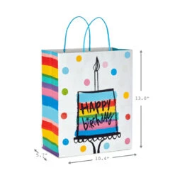 Hallmark Birthday Cheer 8-Pack Assorted Gift Bags -Hallmark Sales Store Birthday Cheer Medium and Large Gift Bags 5EGB6365 03