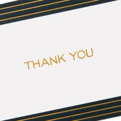 Hallmark Black And Gold Bulk Blank Thank-You Notes, Pack Of 50 -Hallmark Sales Store Black and Gold Bulk Blank ThankYou Notes Assortment 1399WTU3882 06