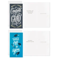 Hallmark Sophisticated Assorted Money Holder Graduation Cards, Pack Of 36 13 Hallmark Sophisticated Assorted Money Holder Graduation Cards, Pack Of 36 -Hallmark Sales Store Blue Black Money Holder Graduation Cards Assortment 5GEY1002 05