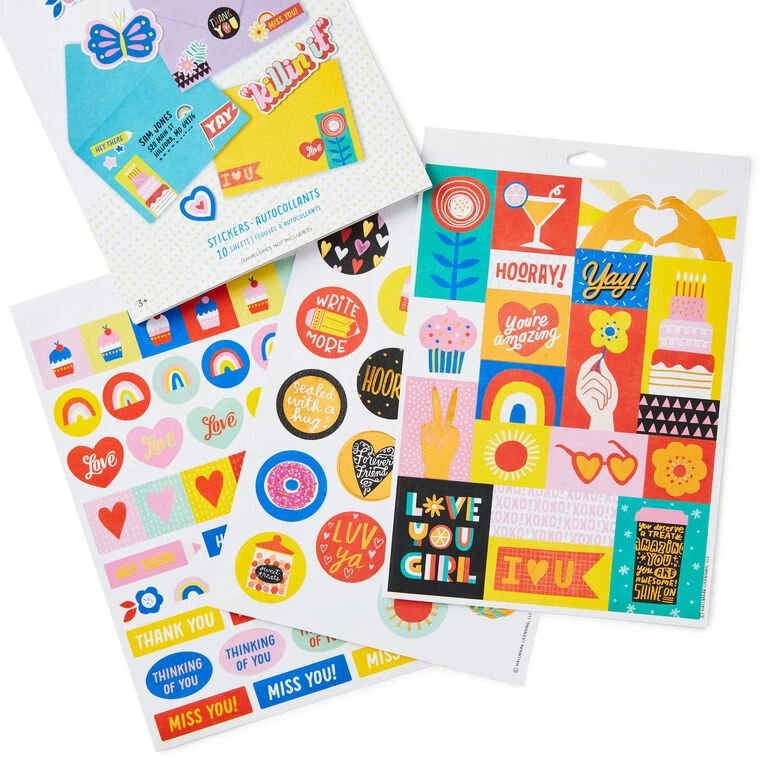 Hallmark Decorate And Send Colorful Sticker Book 2 Hallmark Decorate And Send Colorful Sticker Book - Image 2
