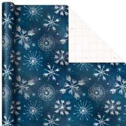 Hallmark Winter Wonder 3-Pack Christmas Wrapping Paper Assortment, 120 Sq. Ft. -Hallmark Sales Store Cardinals Snowflakes and Village Gift Wrap Pack 5JXW1075 06