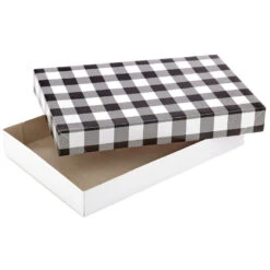 Hallmark Checks And Plaids 12-Pack Designed Shirt Boxes -Hallmark Sales Store Checks and Plaids 12Pack Designed Shirt Boxes 5XBC1124 04