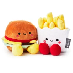 Hallmark Sales Store 8 Hallmark Better Together Burger And Fries Magnetic Plush, 5"