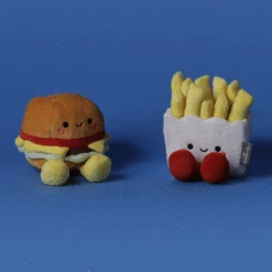 Hallmark Sales Store -Hallmark Sales Store Cheeseburger and French Fries Magnetic Plush 1KID1643 02