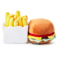 Hallmark Better Together Burger And Fries Magnetic Plush, 5" -Hallmark Sales Store Cheeseburger and French Fries Magnetic Plush 1KID1643 03