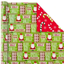 Hallmark Christmas Cheer 4-Pack Reversible Wrapping Paper Assortment, 150 Sq. Ft. 10 Hallmark Christmas Cheer 4-Pack Reversible Wrapping Paper Assortment, 150 Sq. Ft. -Hallmark Sales Store Christmas Cheer Assortment Reversible Wrapping Paper 5JXW1736 04