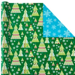 Hallmark Christmas Cheer 4-Pack Reversible Wrapping Paper Assortment, 150 Sq. Ft. 11 Hallmark Christmas Cheer 4-Pack Reversible Wrapping Paper Assortment, 150 Sq. Ft. -Hallmark Sales Store Christmas Cheer Assortment Reversible Wrapping Paper 5JXW1736 05
