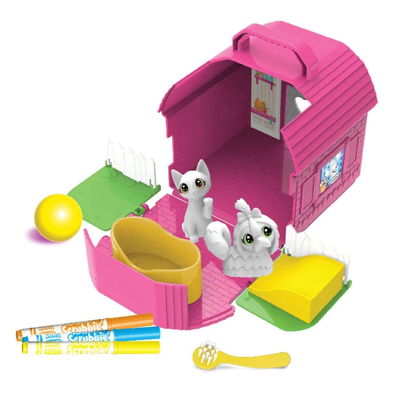 Crayola Scribble Scrubbie Pets Backyard Bungalow Coloring Set 2 Crayola Scribble Scrubbie Pets Backyard Bungalow Coloring Set - Image 2
