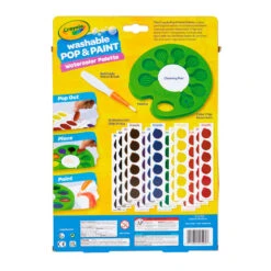 Crayola® Pop & Paint Washable Watercolor Palette -Hallmark Sales Store Crayola Pop and Paint Washable Watercolor Palette 11CRA2067 03