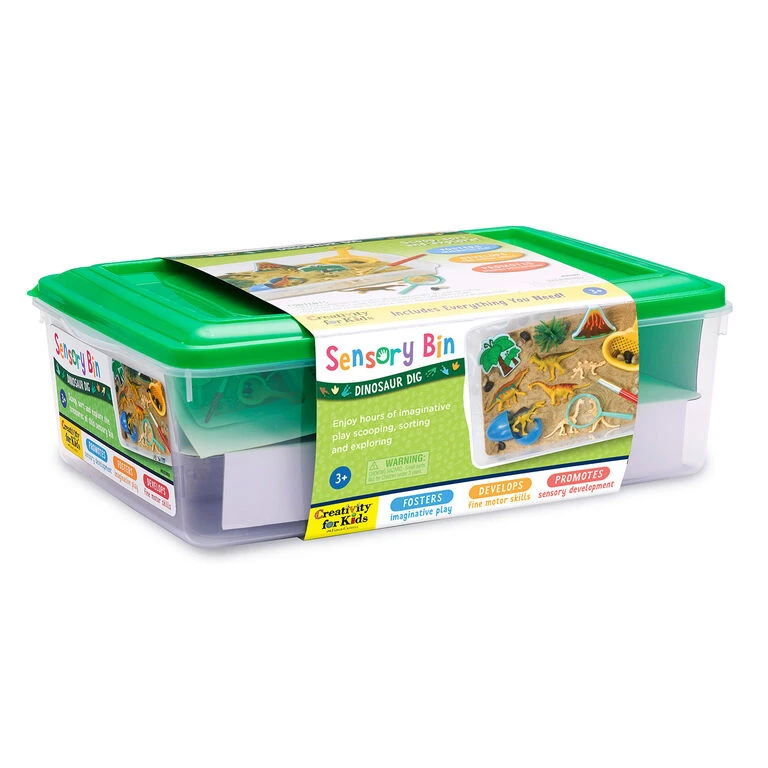 Faber-Castell Creativity Kids Sensory Bin Dinosaur Dig Play Set 1 Faber-Castell Creativity Kids Sensory Bin Dinosaur Dig Play Set