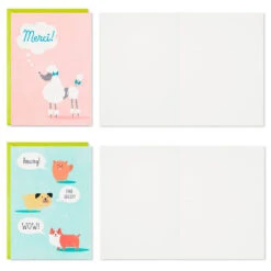 Hallmark Cute Dogs Assortment Blank Thank-You Notes, Pack Of 48 -Hallmark Sales Store Cute Dogs Assortment Blank ThankYou Notes 5STZ1133 03