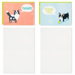 Hallmark Cute Dogs Assortment Blank Thank-You Notes, Pack Of 48 -Hallmark Sales Store Cute Dogs Assortment Blank ThankYou Notes 5STZ1133 04