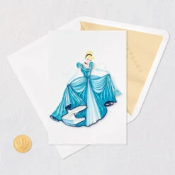 Hallmark Disney Princess Cinderella You Sparkle Quilled Paper Handmade Card 12 Hallmark Disney Princess Cinderella You Sparkle Quilled Paper Handmade Card -Hallmark Sales Store Disney Cinderella Quilled Paper Handmade Card for Her 1299LAD2856 05