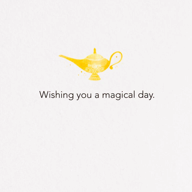 Hallmark Disney Princess Jasmine Magical Day Quilled Paper Handmade Card 2 Hallmark Disney Princess Jasmine Magical Day Quilled Paper Handmade Card - Image 2