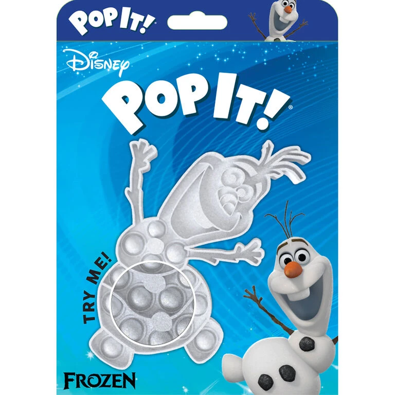 Ceaco Disney Frozen Olaf Pop It! Bubble Snap Fidget Toy 1 Ceaco Disney Frozen Olaf Pop It! Bubble Snap Fidget Toy