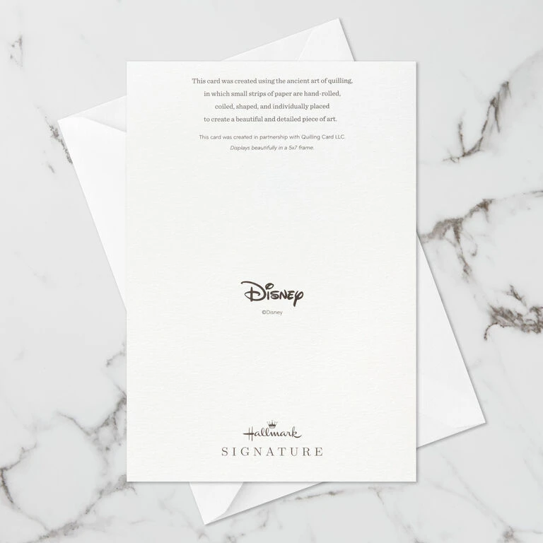 Hallmark Disney The Princess And The Frog Tiana Happy Wish Quilled Paper Handmade Card 7 Hallmark Disney The Princess And The Frog Tiana Happy Wish Quilled Paper Handmade Card - Image 7