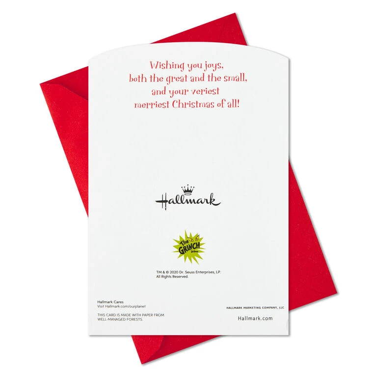 Hallmark Dr. Seuss™ How The Grinch Stole Christmas! 3D Pop-Up Boxed Christmas Cards, Pack Of 8 6 Hallmark Dr. Seuss™ How The Grinch Stole Christmas! 3D Pop-Up Boxed Christmas Cards, Pack Of 8 - Image 6