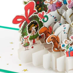 Hallmark Dr. Seuss™ How The Grinch Stole Christmas!™ Wreath 3D Pop-Up Christmas Card 12 Hallmark Dr. Seuss™ How The Grinch Stole Christmas!™ Wreath 3D Pop-Up Christmas Card -Hallmark Sales Store Dr. Seuss Grinch 3D PopUp Christmas Card 1499IXC7132 03