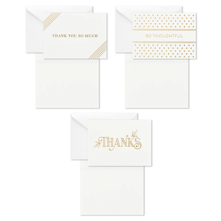 Hallmark Elegant Dimensions Boxed Blank Thank-You Notes Assortment, Pack Of 120 3 Hallmark Elegant Dimensions Boxed Blank Thank-You Notes Assortment, Pack Of 120 - Image 3