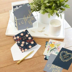 Hallmark Elegant Florals Boxed Blank Thank-You Notes Assortment, Pack Of 48 11 Hallmark Elegant Florals Boxed Blank Thank-You Notes Assortment, Pack Of 48 -Hallmark Sales Store Elegant Florals Assorted Boxed ThankYou Cards 5STZ1169 06