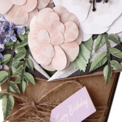 Hallmark Flower Bouquet Beautiful Day Birthday Card -Hallmark Sales Store Floral Bouquet Displayable Birthday Card 1299LAD9483 04