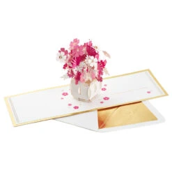Hallmark Happy Thoughts Flower Bouquet 3D Pop-Up Thinking Of You Card 13 Hallmark Happy Thoughts Flower Bouquet 3D Pop-Up Thinking Of You Card -Hallmark Sales Store Flower Bouquet 3D PopUp Thinking of You Card 1299LAD9644 04