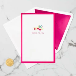 Hallmark Here's To You Cocktail Toast 3D Pop-Up Card 15 Hallmark Here's To You Cocktail Toast 3D Pop-Up Card -Hallmark Sales Store Fruit Cocktail Drinks Celebration 3D PopUp Card for Her 1299LAD2897 06