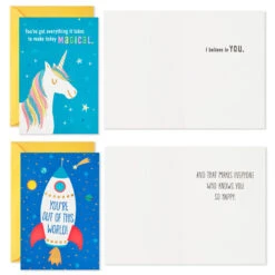 Hallmark Fun Kids Assortment Encouragement Cards, Pack Of 36 12 Hallmark Fun Kids Assortment Encouragement Cards, Pack Of 36 -Hallmark Sales Store Fun Kids Assortment Encouragement Cards 5STZ1140 05