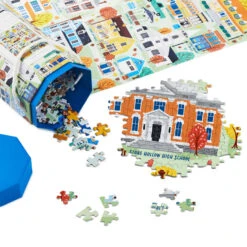 Hallmark Sales Store -Hallmark Sales Store Gilmore Girls Stars Hollow 1000 Piece Jigsaw Puzzle 1PCL1015 02