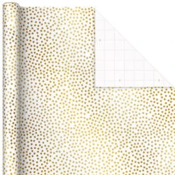 Hallmark Gold And White 6-Pack Holiday Wrapping Paper Assortment, 180 Sq. Ft. 15 Hallmark Gold And White 6-Pack Holiday Wrapping Paper Assortment, 180 Sq. Ft. -Hallmark Sales Store Gold and White Christmas Wrapping Paper Assortment 5JXW1086 06