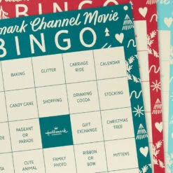 Hallmark Channel Movie Bingo Game Pad -Hallmark Sales Store Hallmark Channel Bingo TearOff Game Pad 1XKT3502 04