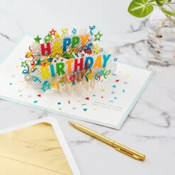 Hallmark Happy Birthday Cake 3D Pop-Up Birthday Card 13 Hallmark Happy Birthday Cake 3D Pop-Up Birthday Card -Hallmark Sales Store Happy Birthday Cake 3D PopUp Birthday Card 1299LAD8650 06