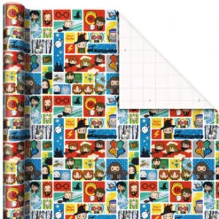 Hallmark Harry Potter™ 3-Pack Assorted Wrapping Paper, 60 Sq. Ft. Total -Hallmark Sales Store Harry Potter Assorted Wrapping Paper Pack 5EWR2958 06