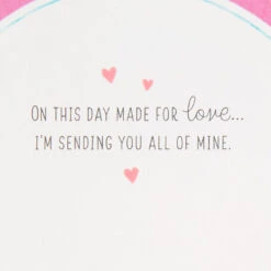 Hallmark All My Love Snow Globe Musical 3D Pop-Up Valentine's Day Card With Motion -Hallmark Sales Store Hearts Snow Globe 3D PopUp Music Motion Valentines Day Card 1299VAY9986 03