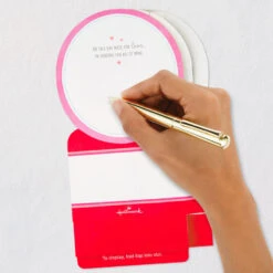 Hallmark All My Love Snow Globe Musical 3D Pop-Up Valentine's Day Card With Motion -Hallmark Sales Store Hearts Snow Globe 3D PopUp Music Motion Valentines Day Card 1299VAY9986 06