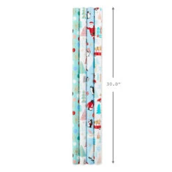 Hallmark Holiday Mix 4-Pack Christmas Wrapping Paper Assortment, 120 Sq. Ft. 11 Hallmark Holiday Mix 4-Pack Christmas Wrapping Paper Assortment, 120 Sq. Ft. -Hallmark Sales Store Holiday Mix Assorted Christmas Wrapping Paper 5JXW1042 04