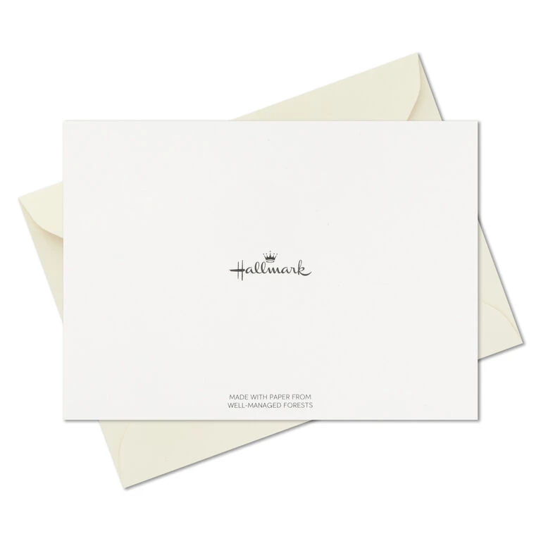 Hallmark Bulk Ivory And Gold Blank Wedding Thank-You Notes, Box Of 100 6 Hallmark Bulk Ivory And Gold Blank Wedding Thank-You Notes, Box Of 100 - Image 6